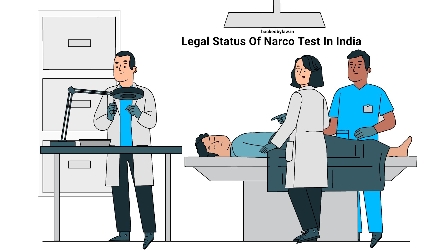 A chemo-physiological test called narcoanalysis is used on a criminal suspect who refuses to talk or who lies during a standard interrogation in order to get the truth. It involves questioning a suspect after injecting an intravenous injection most often, this is a barbiturate.