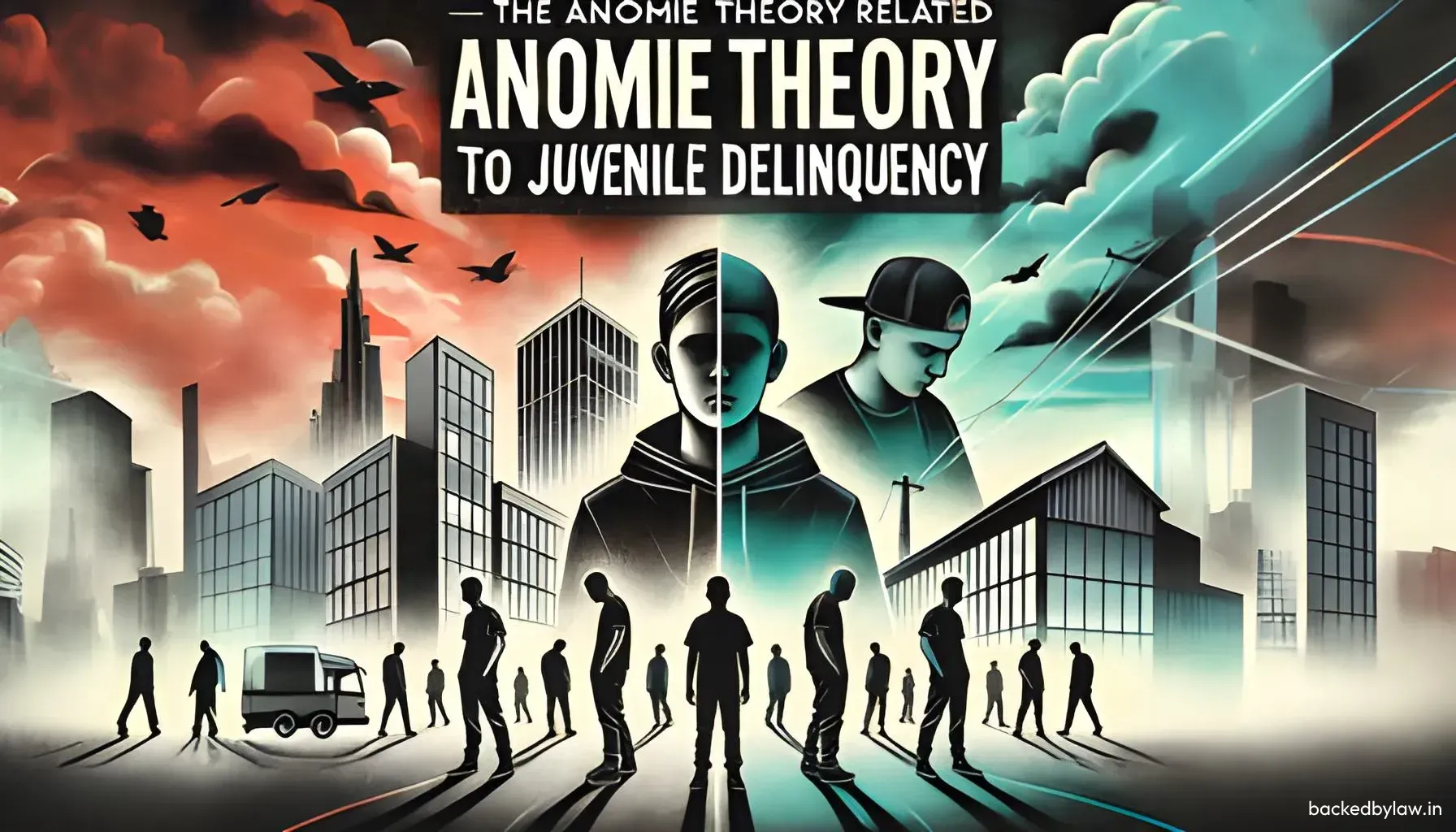 Explore the application of Anomie Theory to juvenile delinquency, uncovering the impact of normlessness, socio-economic disparities, family dysfunctions, and educational failures on juvenile crime. Learn about legal frameworks, preventive measures, and solutions to foster social cohesion and reduce youth delinquency.